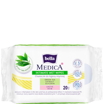 Вологі серветки для інтимної гігієни Bella Medica